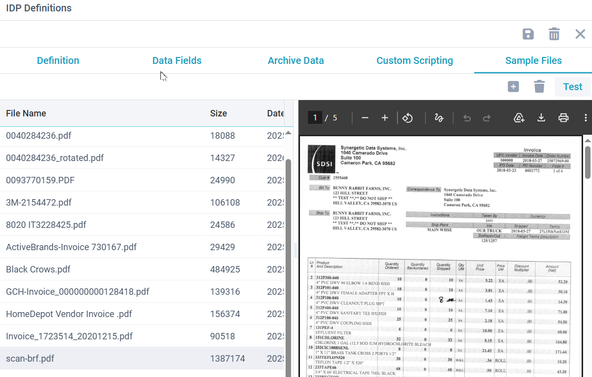 idp_defsamples